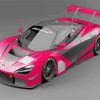 Pink DDE 720 GTR paint by numbers