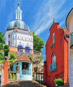 Portmeirion Wales paint by numbers