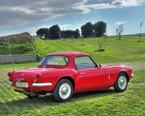 1970 Triumph Spitfire Mk3 Car paint by numbers