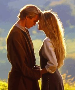 Romantic Couple The Princess Brid paint by numbers