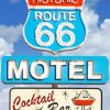 Route 66 Cocktail Motel Paint by numbers