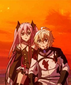 Seraph of The End paint by numbers