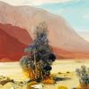 smoke bush in the desert art paint by number