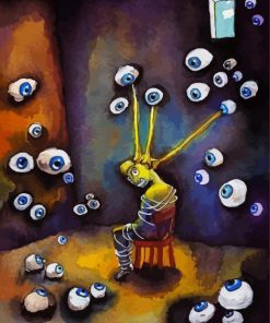 Social Anxiety Art paint by numbers