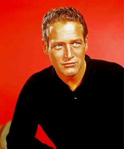 The Actor Paul Newman paint by numbers