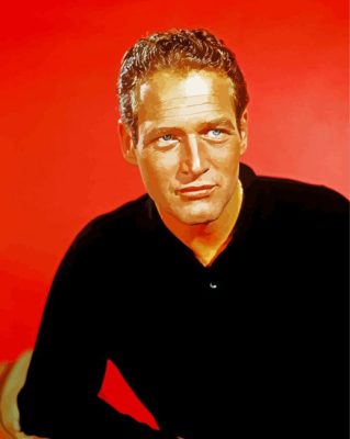 The Actor Paul Newman paint by numbers