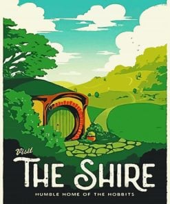 the shire poster paint by number
