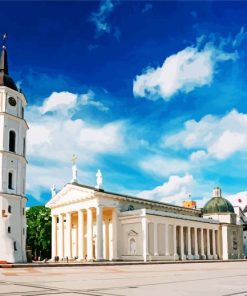 Vilnius Cathedral paint by numbers