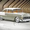 Orange1955 Chevy Bel Air paint by numbers