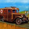 Vintage Ambulance Paint by numbers