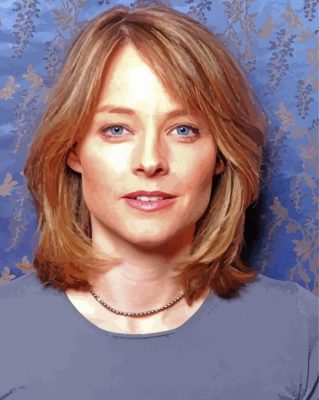 Young Jodie Foster Paint by numbers