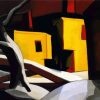 A Light Yellow Oscar Bluemner paint by numbers