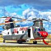 Chinook Helicopter paint by numbers