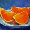 Aesthetic Orange Slice Art paint by numbers