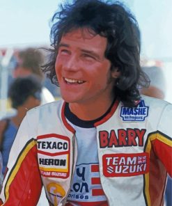Barry Sheene Paint by numbers