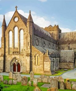 Catherdal Church Of St Canice And Tower paint by numbers
