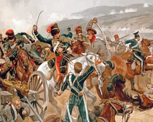 Charge Of The Light Brigade Paint by numbers