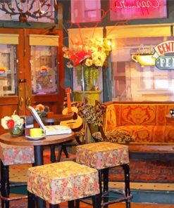 Friends Central perk paint by numbers