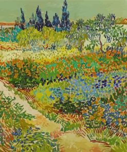 Garden at Arles paint by numbers