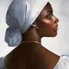 Jamaican Woman In White paint by numbers