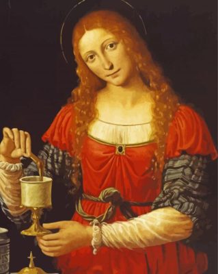 Mary Magdalene paint by numbers