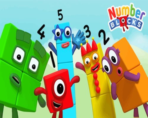 Numberblocks Show paint by numbers