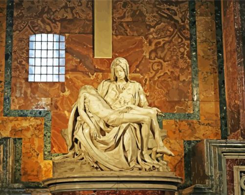 Pieta paint by numbers