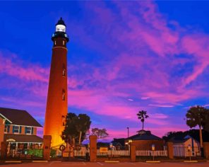 Ponce De Leon Lighthouse Florida paint by numbers