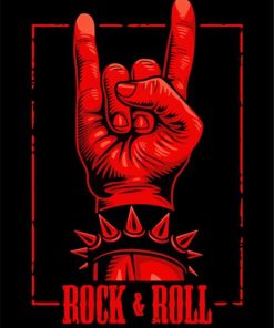 Rock And Roll paint by numbers