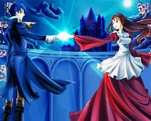 Romeo And Juliet Anime Love paint by numbers