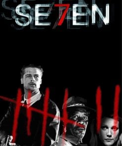 Se7en poster paint by numbers