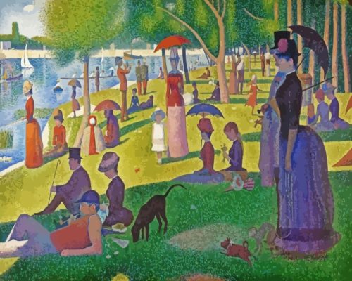 A Sunday Afternoon on the Island of La Grande Jatte paint by numbers