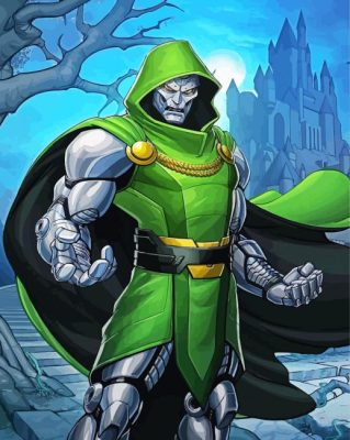 The Dr Doom paint by numbers