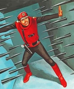The Captain Scarlet End Titles paint by numbers