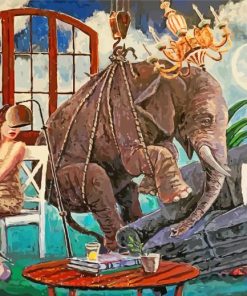 The Elephant In The Room paint by numbers