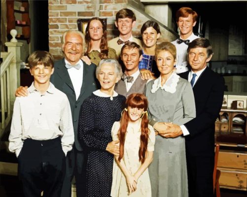 The waltons drama movie paint by number