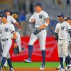 Yankees baseball team paint by number