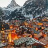 Zermatt Switzerland paint by numbers