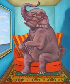 Aesthetic Elephant In The Room paint by numbers