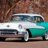 Aesthetic 1955 Oldsmobile paint by numbers