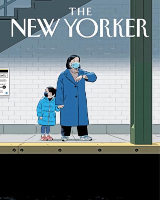 Aesthetic New Yorker Cover paint by numbers