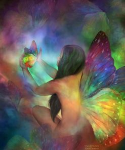 Aesthetic Rainbow Fairy paint by numbers