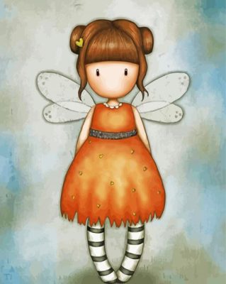 Gorjuss Fairy Girl paint by numbers