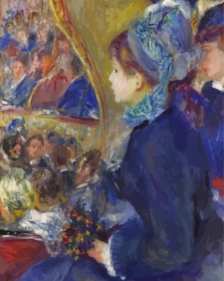 Renoir At The Theatre paint by numbers