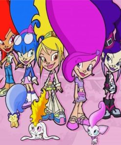 trolls characters paint by number