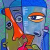 African Abstract People Faces paint by numbers paint by numbers