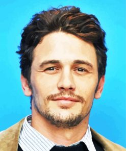 American Actor James Franco paint by numbers