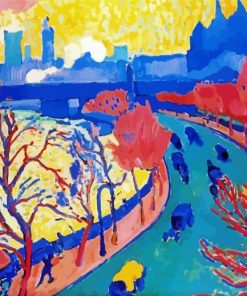 Charing Cross Bridge Derain paint by numbers