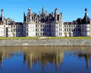 Chateau de Chambord France Europe paint by numbers
