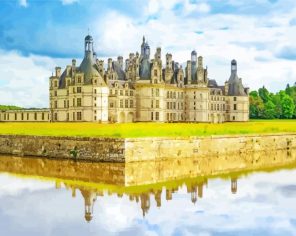 Chateau de Chambord France paint by numbers